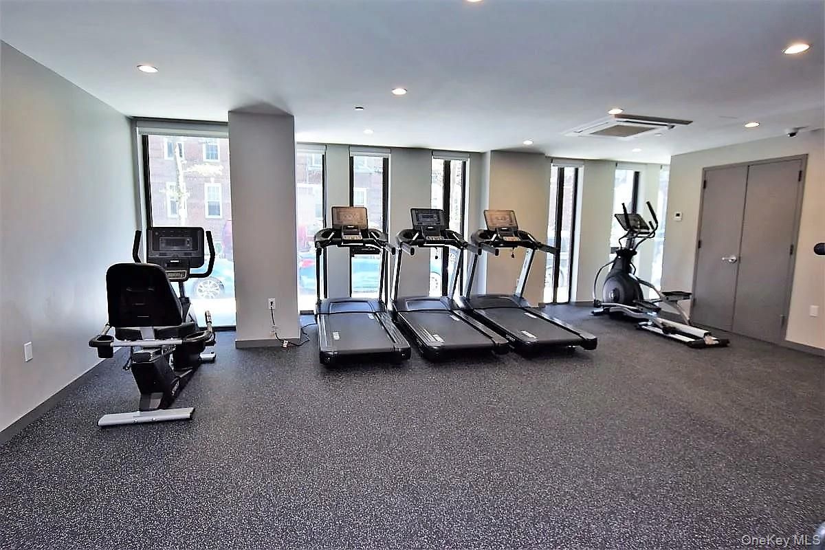 Fitness Equipment, Interior, Recessed Lighting