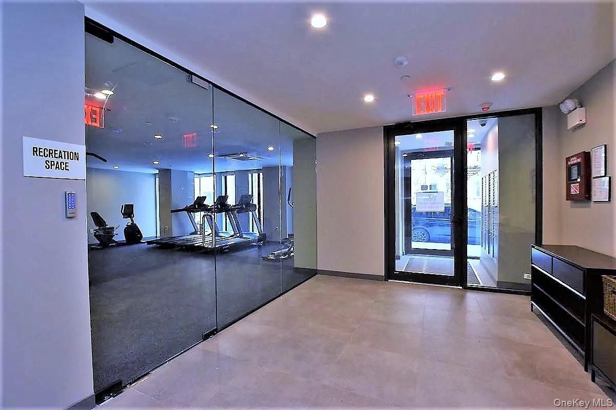 Fitness Equipment, Interior, Recessed Lighting