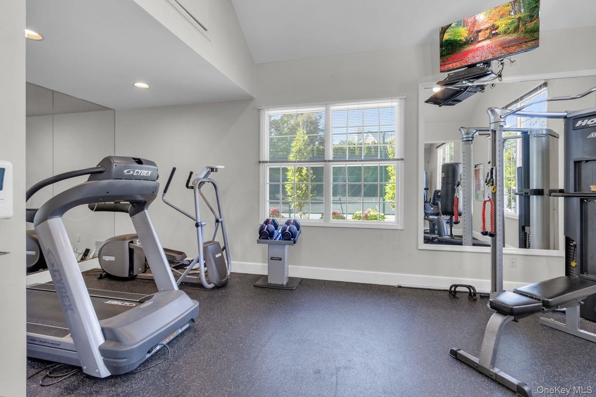 Fitness Equipment, Interior, Recessed Lighting