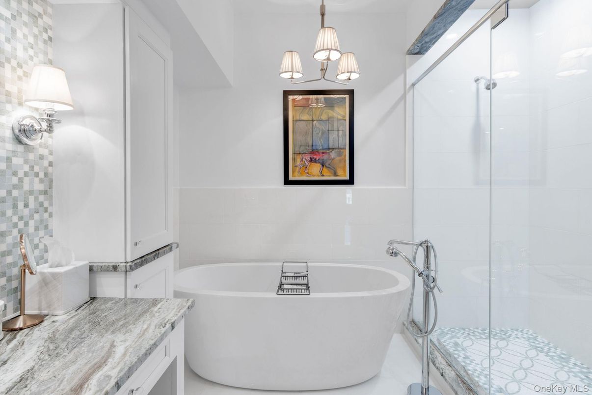 Bathroom, Free Standing Baths, Glass Shower, Interior