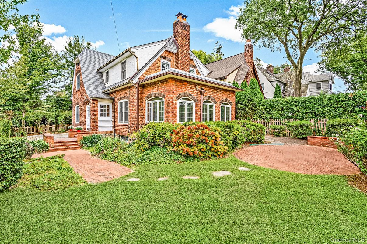 Exterior, Facade, Brick Facade, Tudor Revival