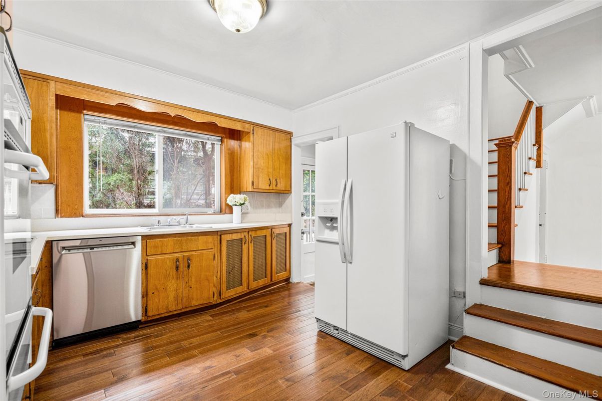 Interior, Kitchen, Wood Texture Flooring
