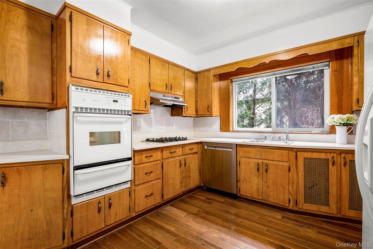 Interior, Kitchen, Wood Texture Flooring