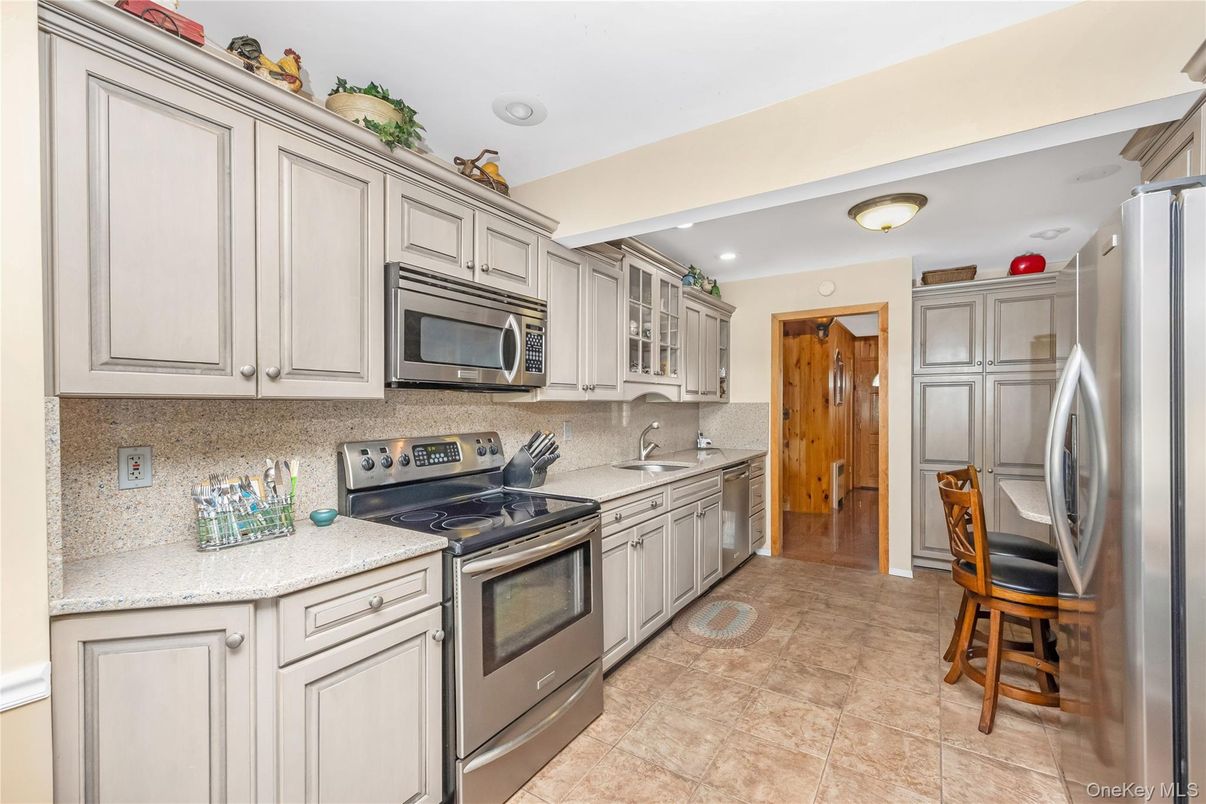 Interior, Kitchen, Recessed Lighting, Stainless Steel Appliances