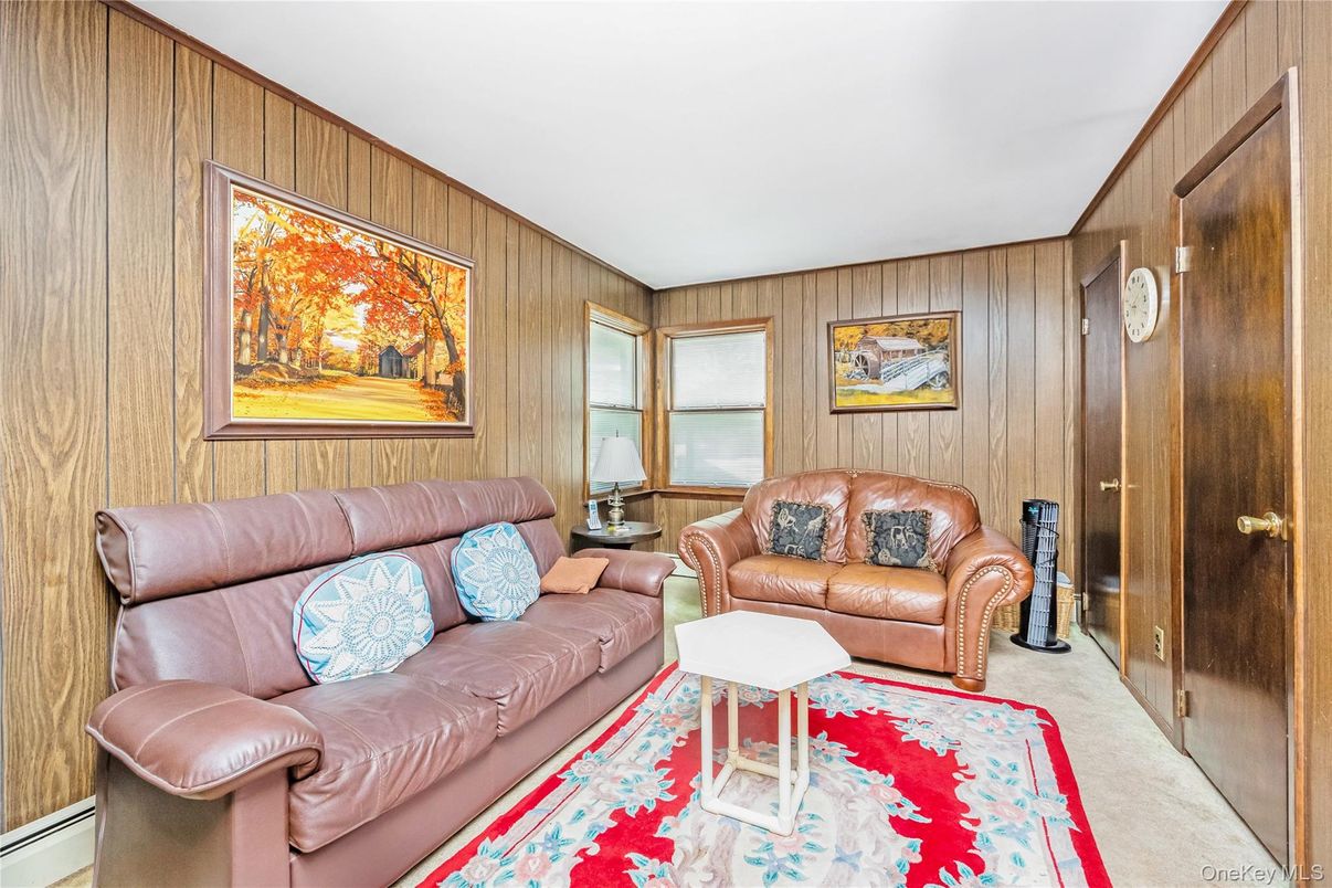 Interior, Living room, Wooden Walls