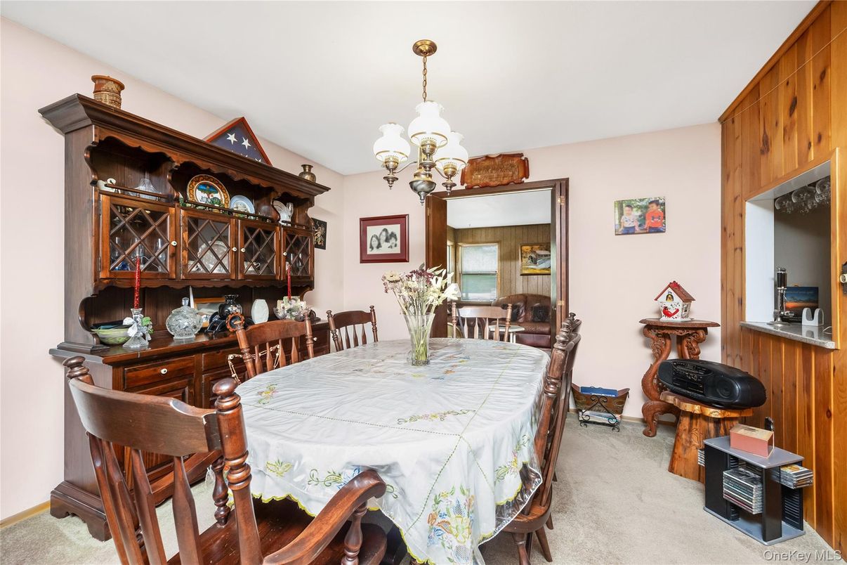 Chandelier, Dining room, Interior, Wooden Walls