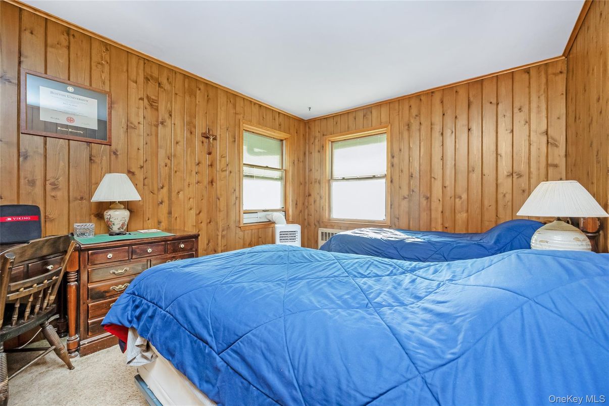 Bedroom, Interior, Wooden Walls