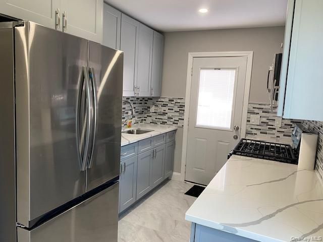 Interior, Kitchen, Marble, Recessed Lighting