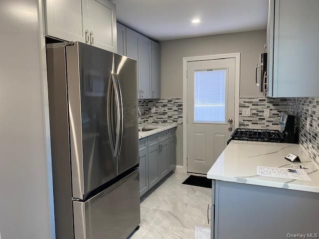 Interior, Kitchen, Marble, Recessed Lighting
