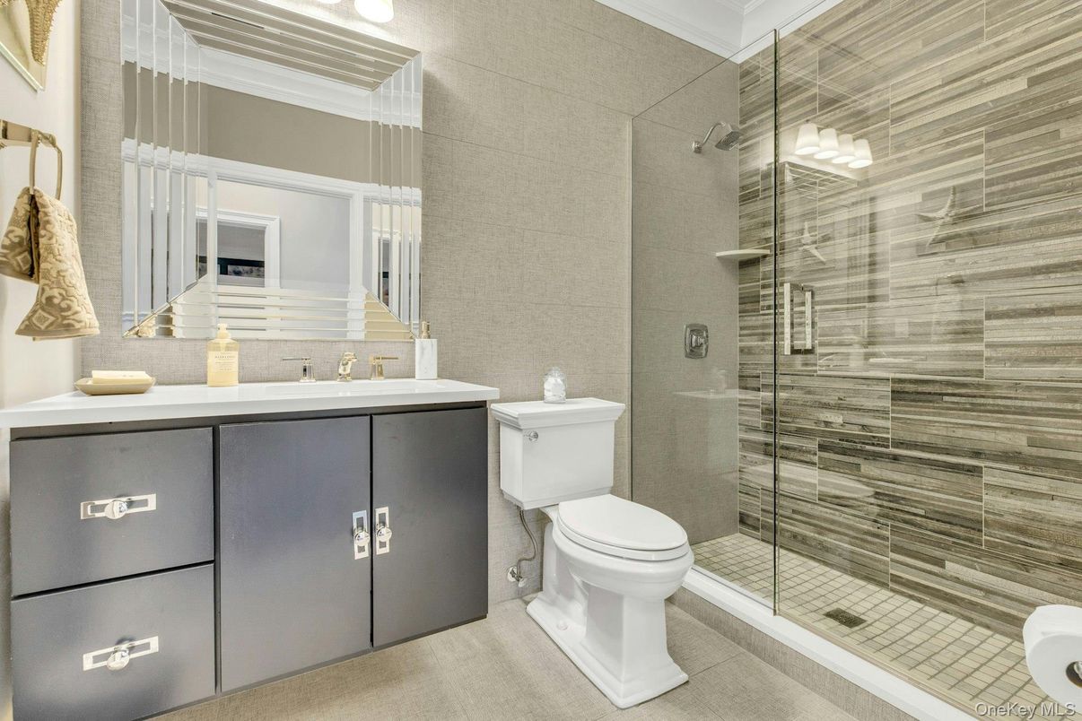 Bathroom, Glass Shower, Interior