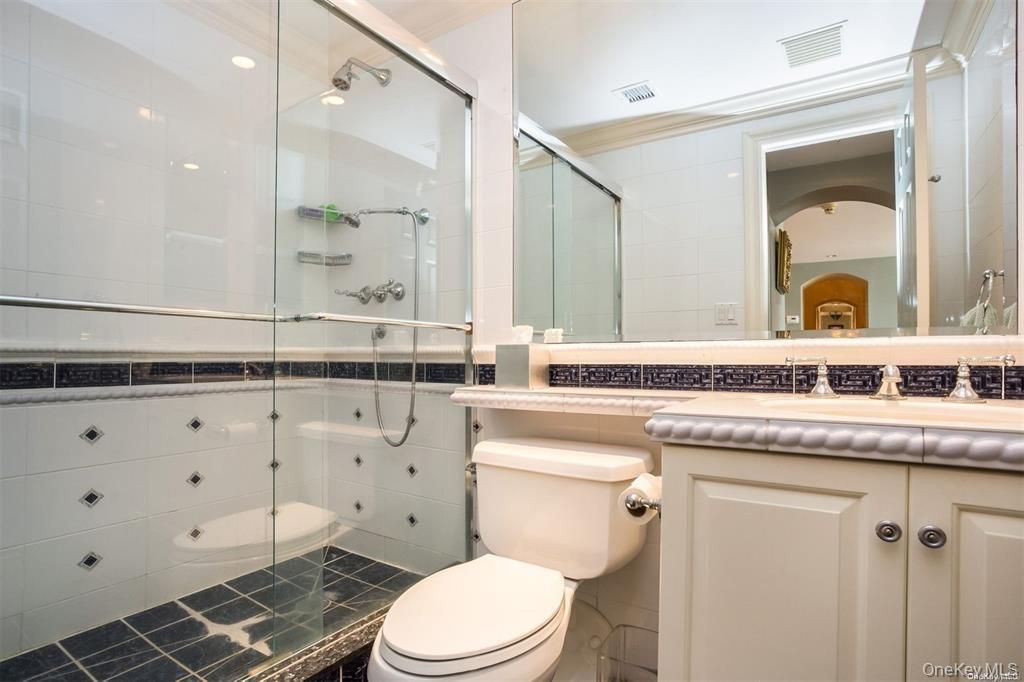 Bathroom, Glass Shower, Interior, Tile Countertops