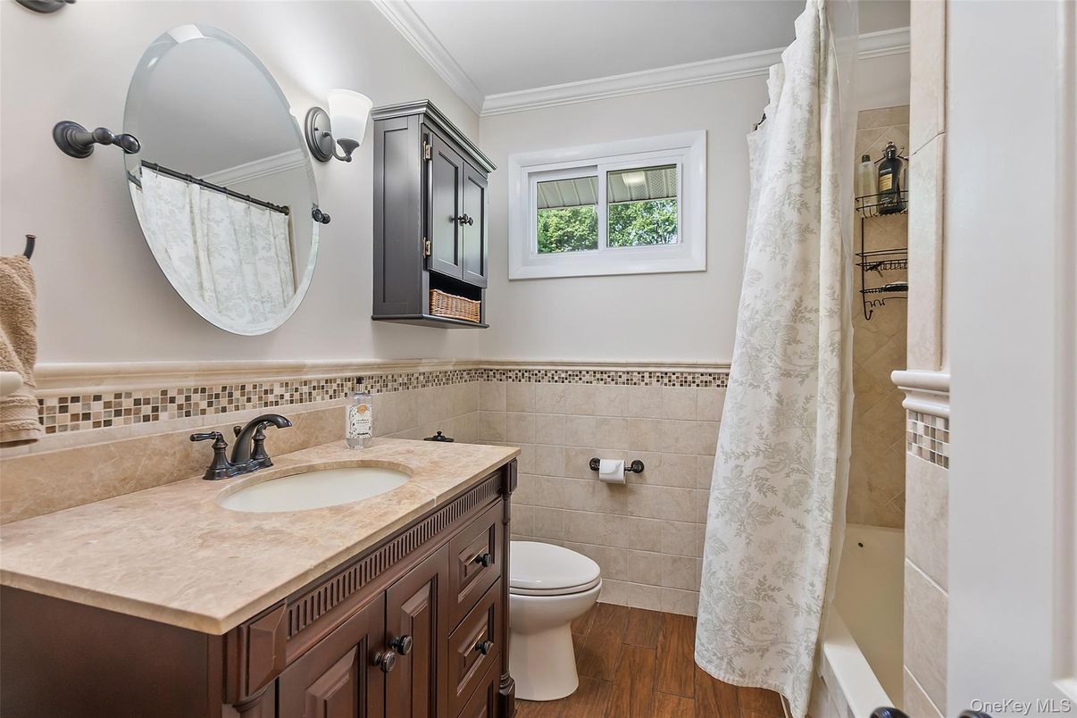 Bathroom, Interior, Wood Texture Flooring