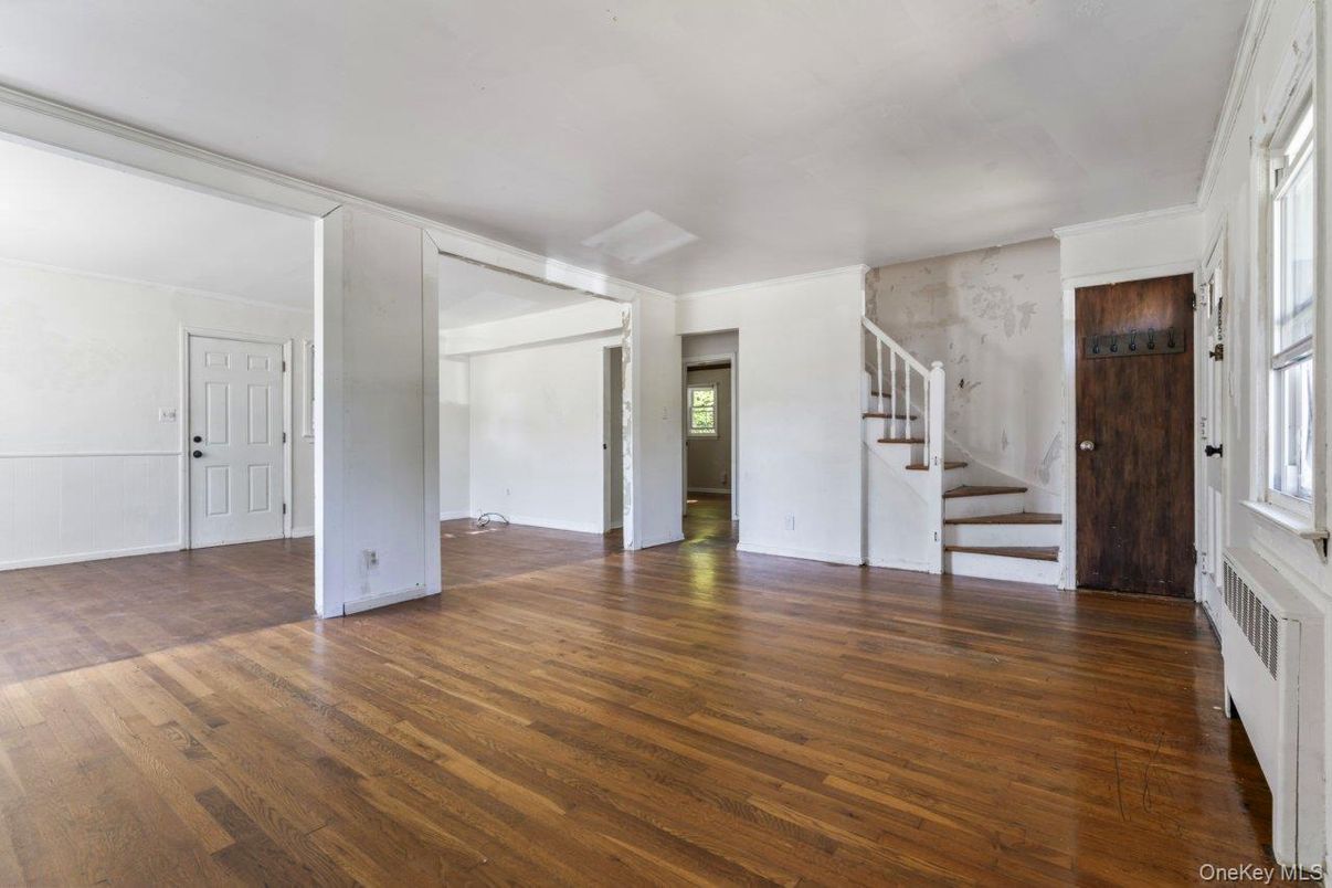 Empty room, Interior, Wood Texture Flooring