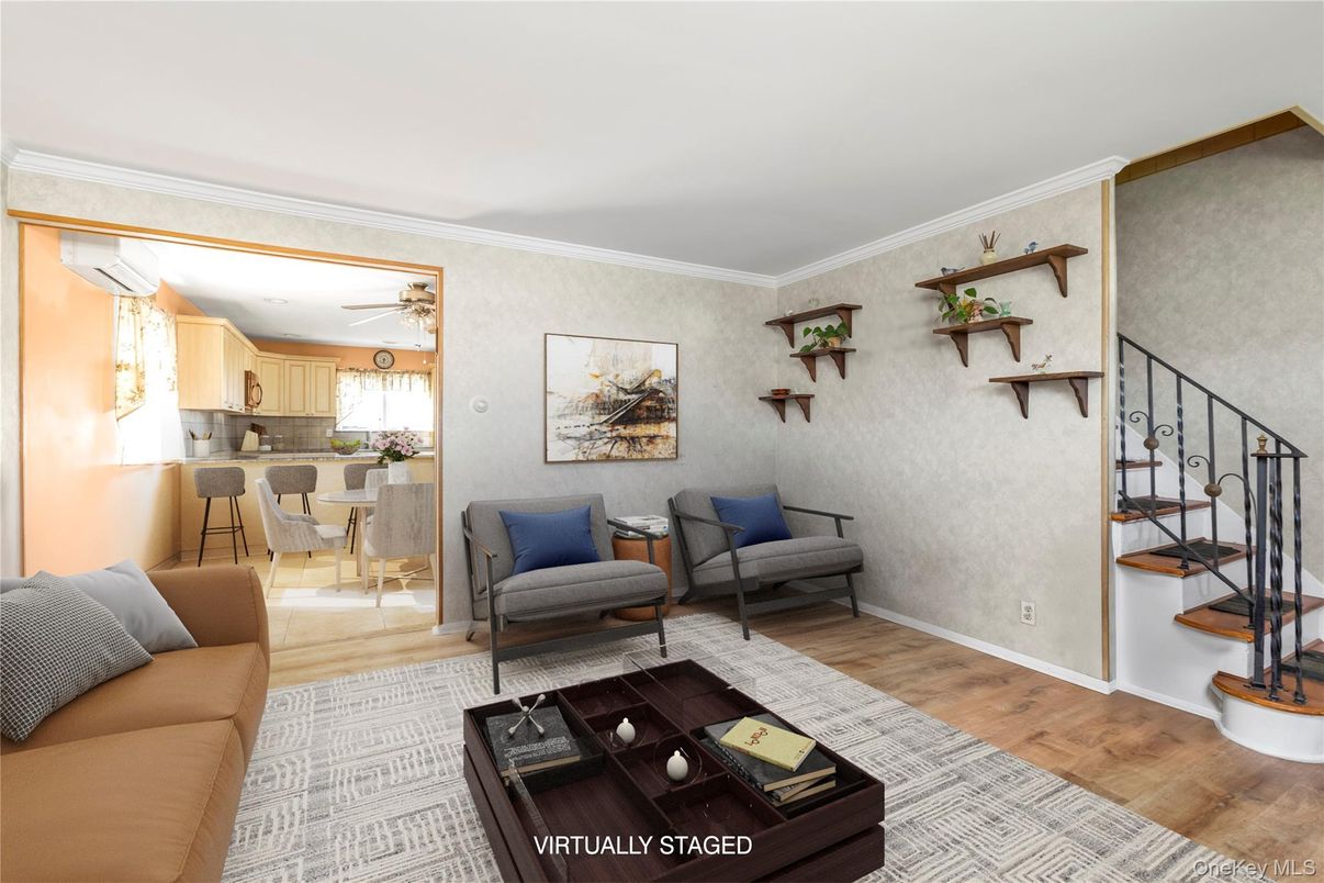 Dining room, Interior, Kitchen, Living room, Wood Texture Flooring