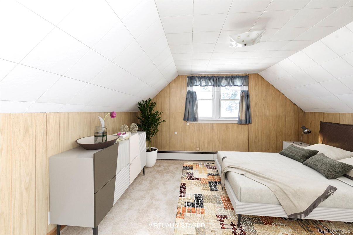 Bedroom, Interior, Wooden Walls