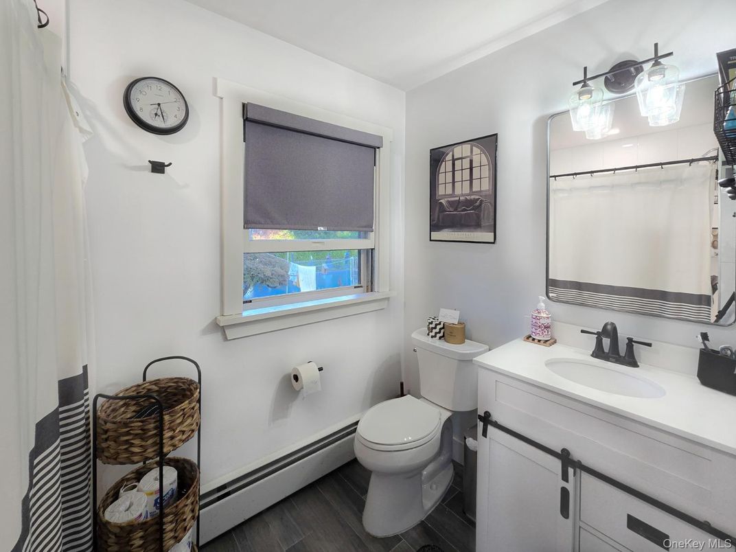 Bathroom, Interior, Wood Texture Flooring
