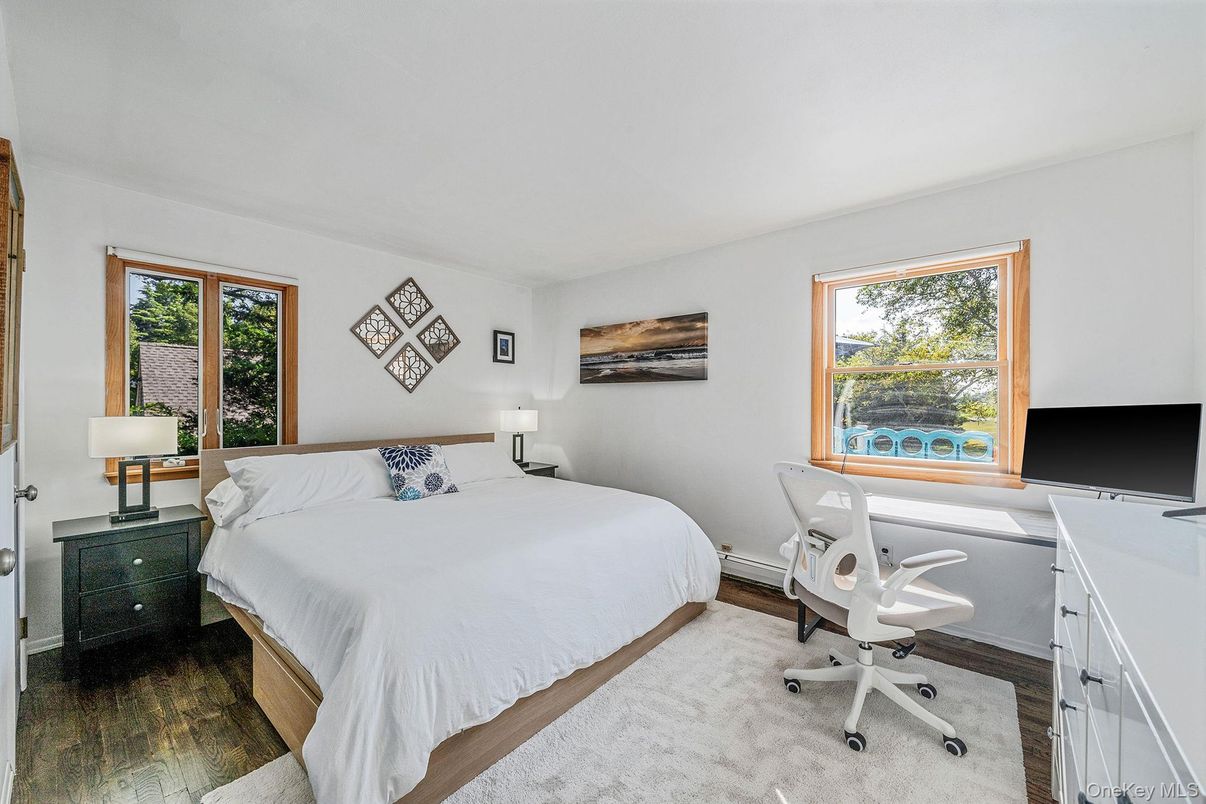 Bedroom, Home Office, Interior, Wood Texture Flooring