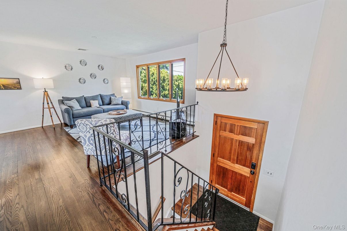 Chandelier, Interior, Living room, Wood Texture Flooring