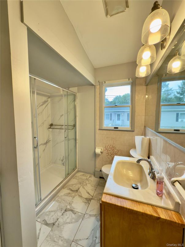Bathroom, Glass Shower, Interior, Marble, Marble Walls