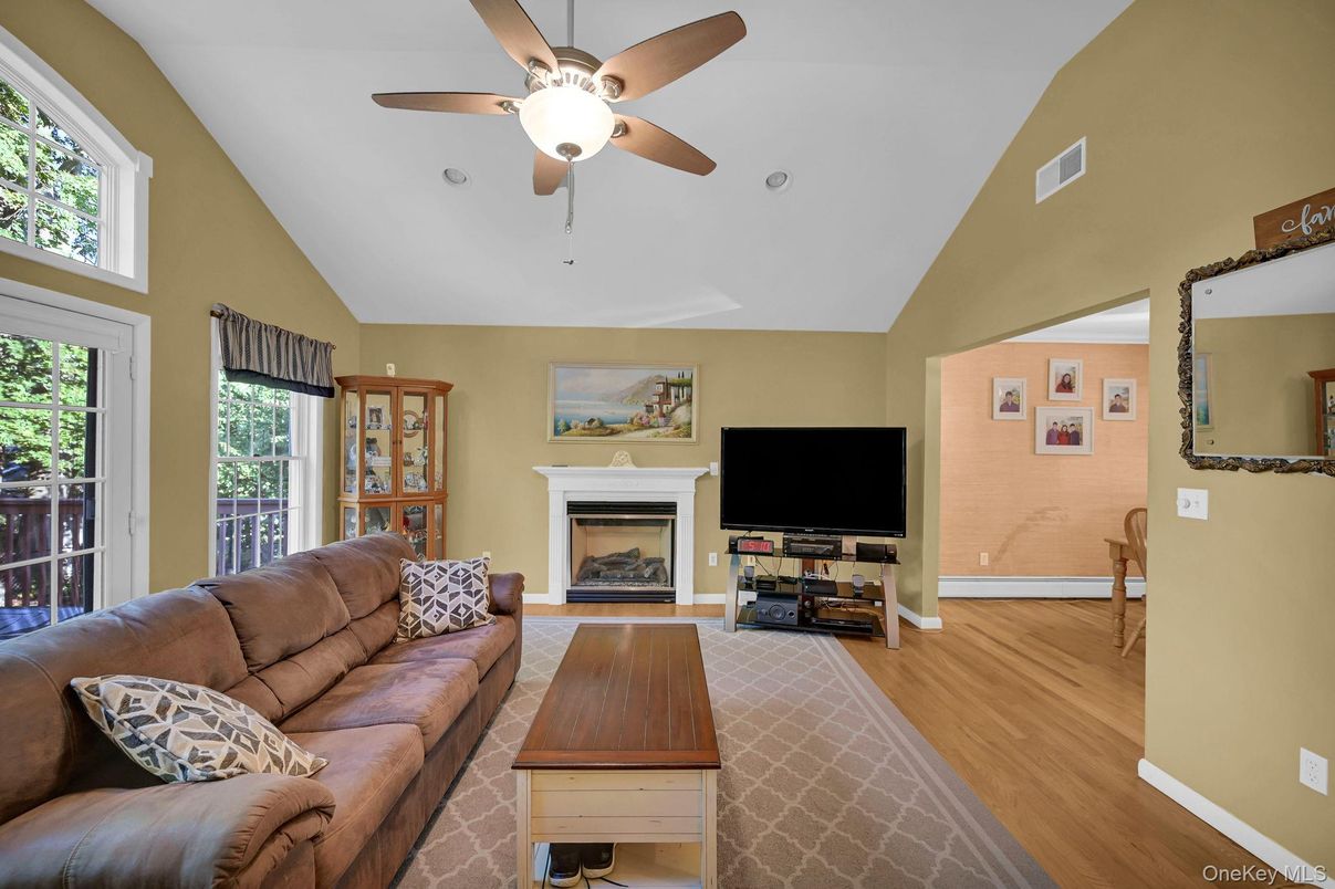Fireplace, Interior, Living room, Wood Texture Flooring