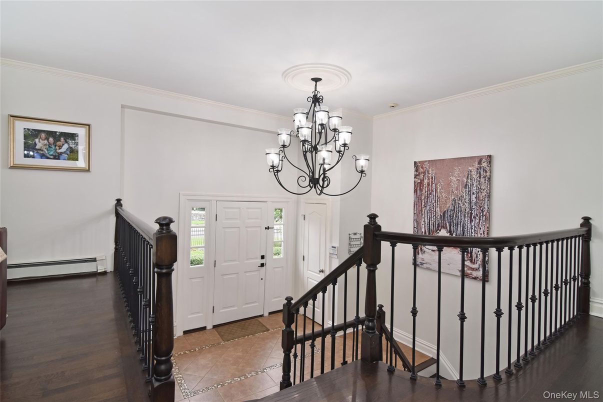 Chandelier, Interior, Wood Texture Flooring