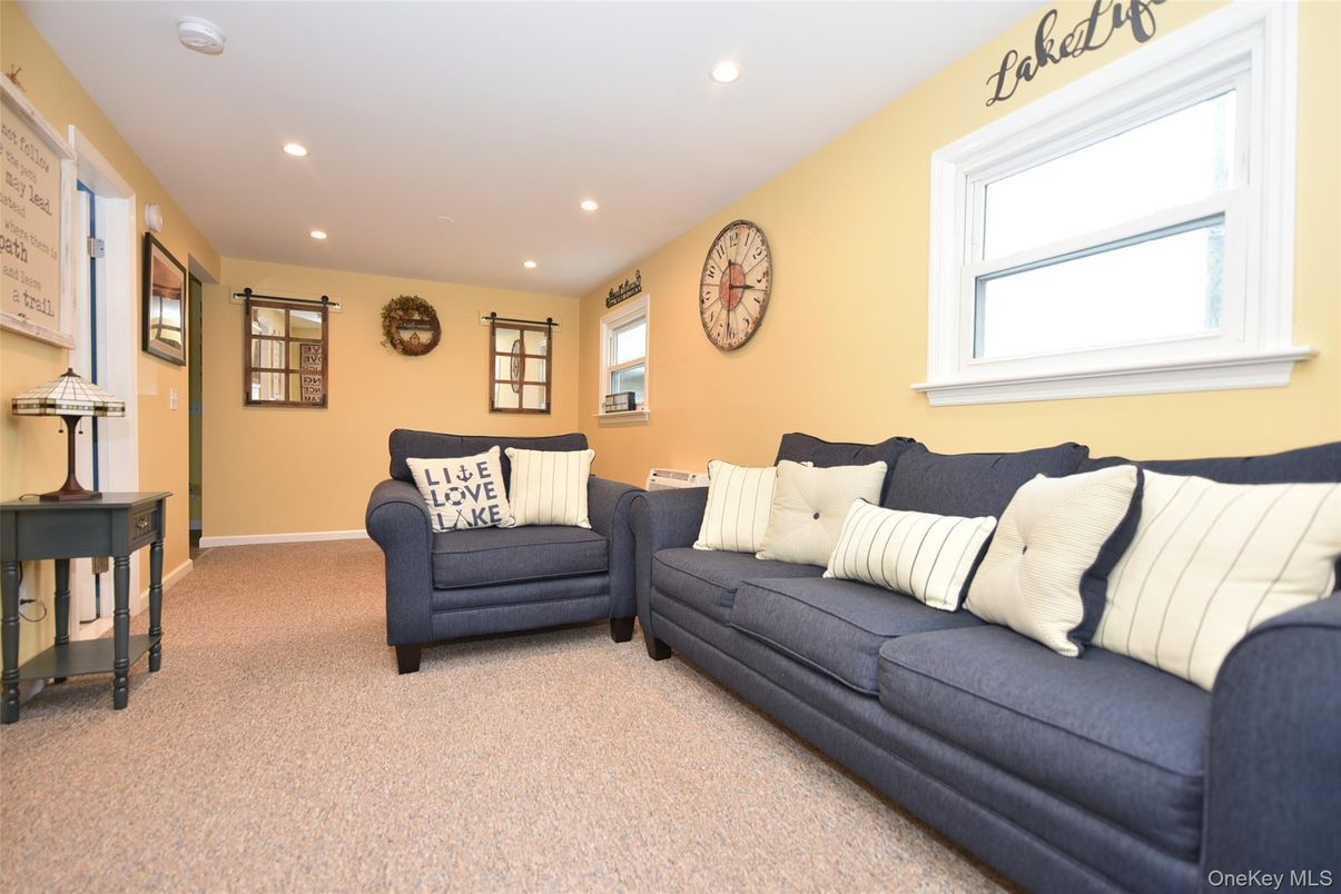 Interior, Living room, Recessed Lighting