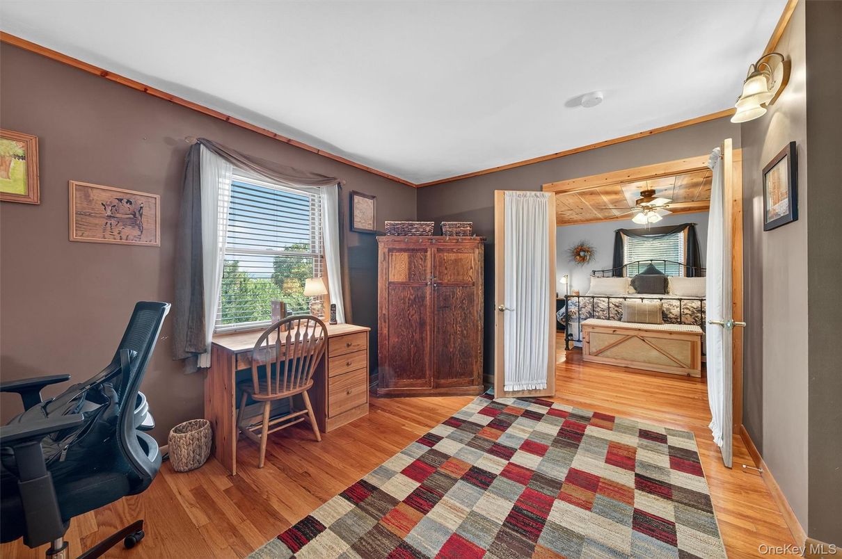 Home Office, Interior, Wood Texture Flooring