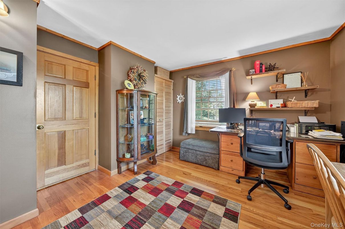 Home Office, Interior, Wood Texture Flooring
