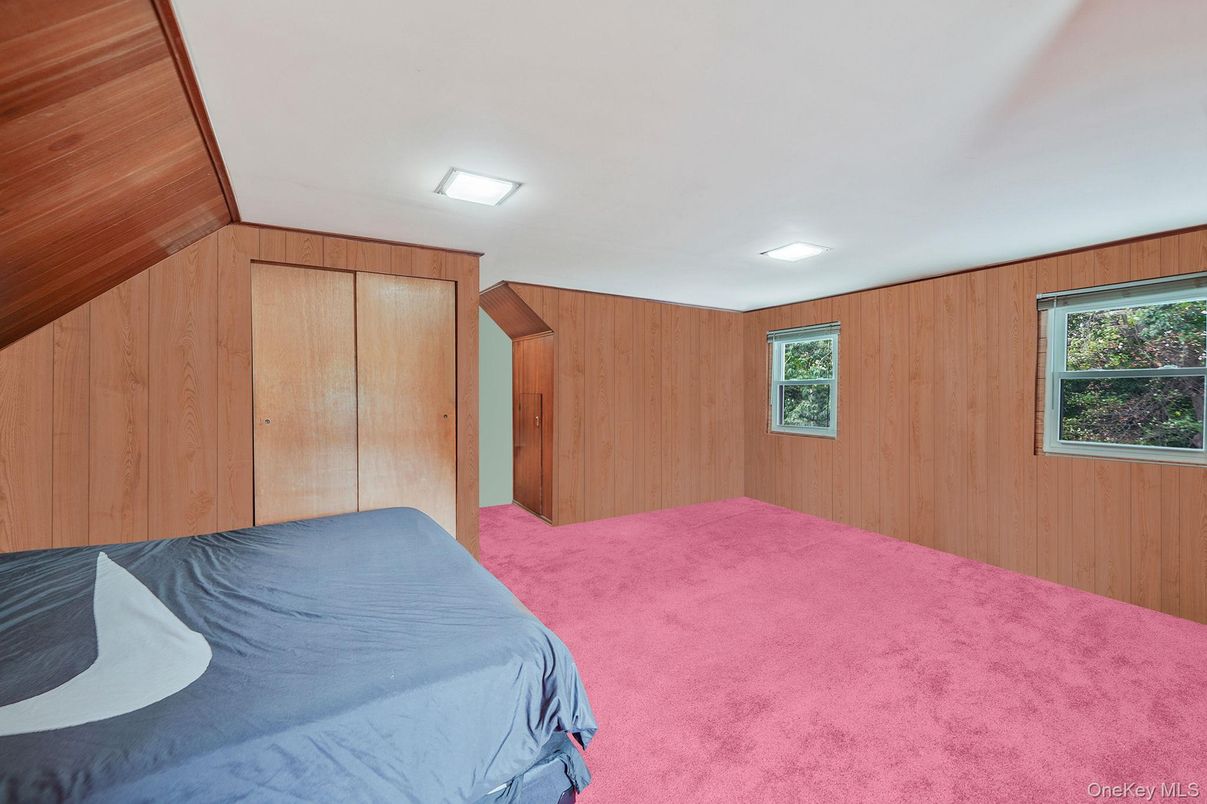 Bedroom, Interior, Wooden Walls