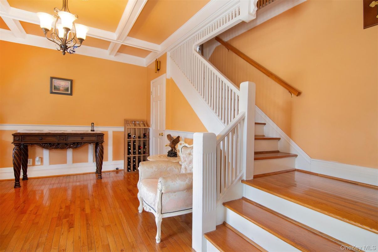 Chandelier, Interior, Wood Texture Flooring