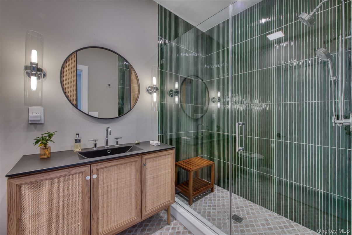 Bathroom, Glass Shower, Interior