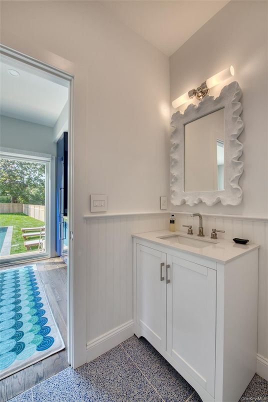 Bathroom, Interior, Wood Texture Flooring