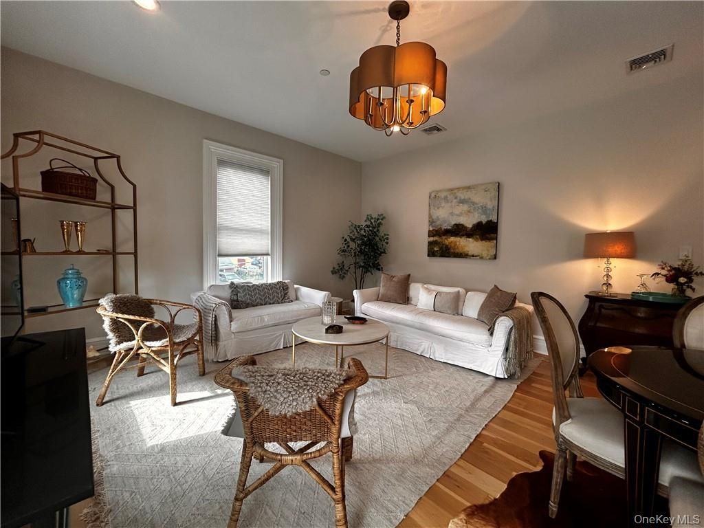 Chandelier, Interior, Living room, Recessed Lighting, Wood Texture Flooring