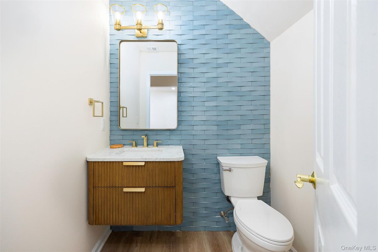 Bathroom, Interior, Wood Texture Flooring