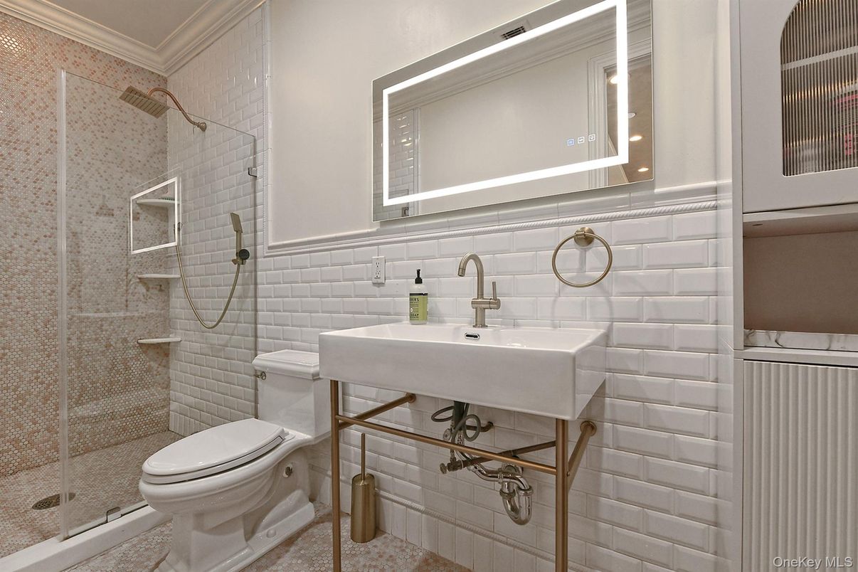 Bathroom, Glass Shower, Interior