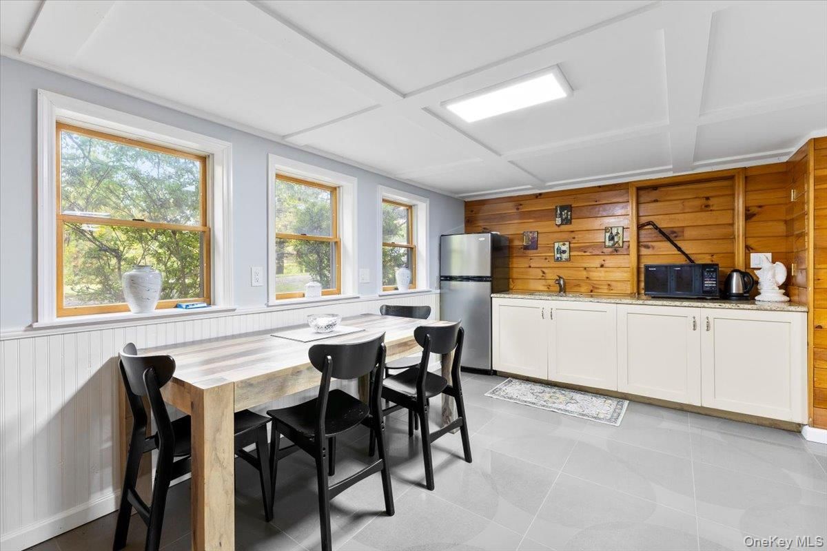 Dining room, Interior, Kitchen, Wooden Walls