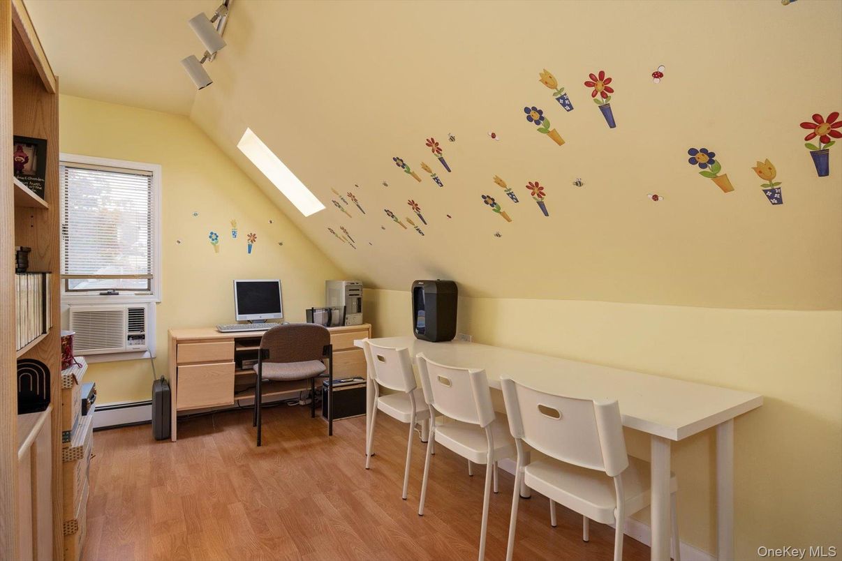 Home Office, Interior, Wood Texture Flooring