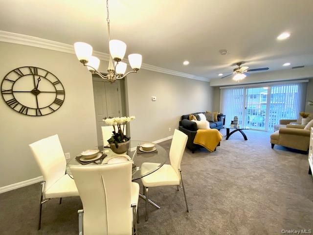 Chandelier, Dining room, Interior, Living room, Recessed Lighting