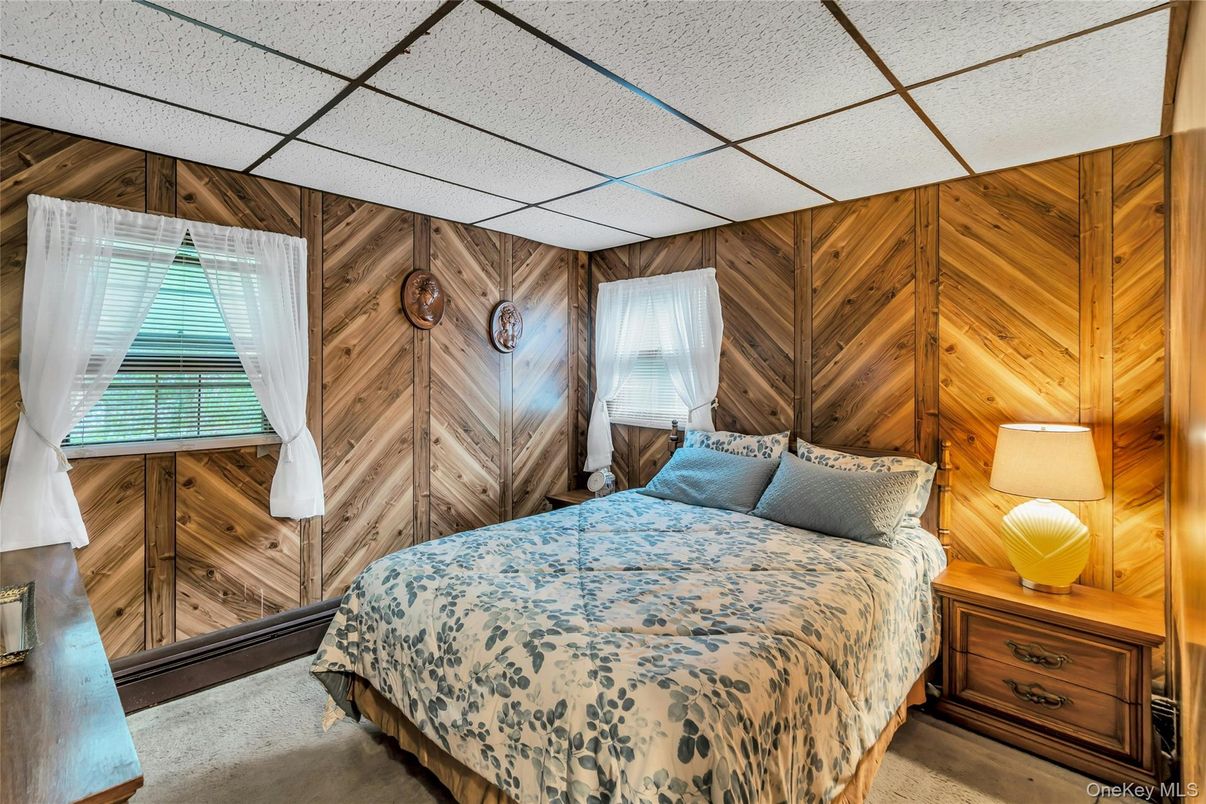 Bedroom, Interior, Wooden Walls