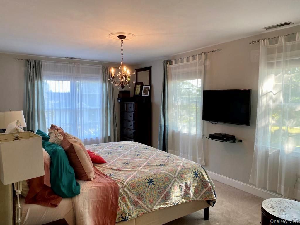 Bedroom, Chandelier, Interior