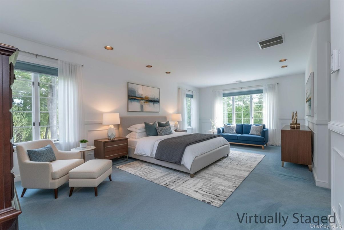 Bedroom, Interior, Recessed Lighting