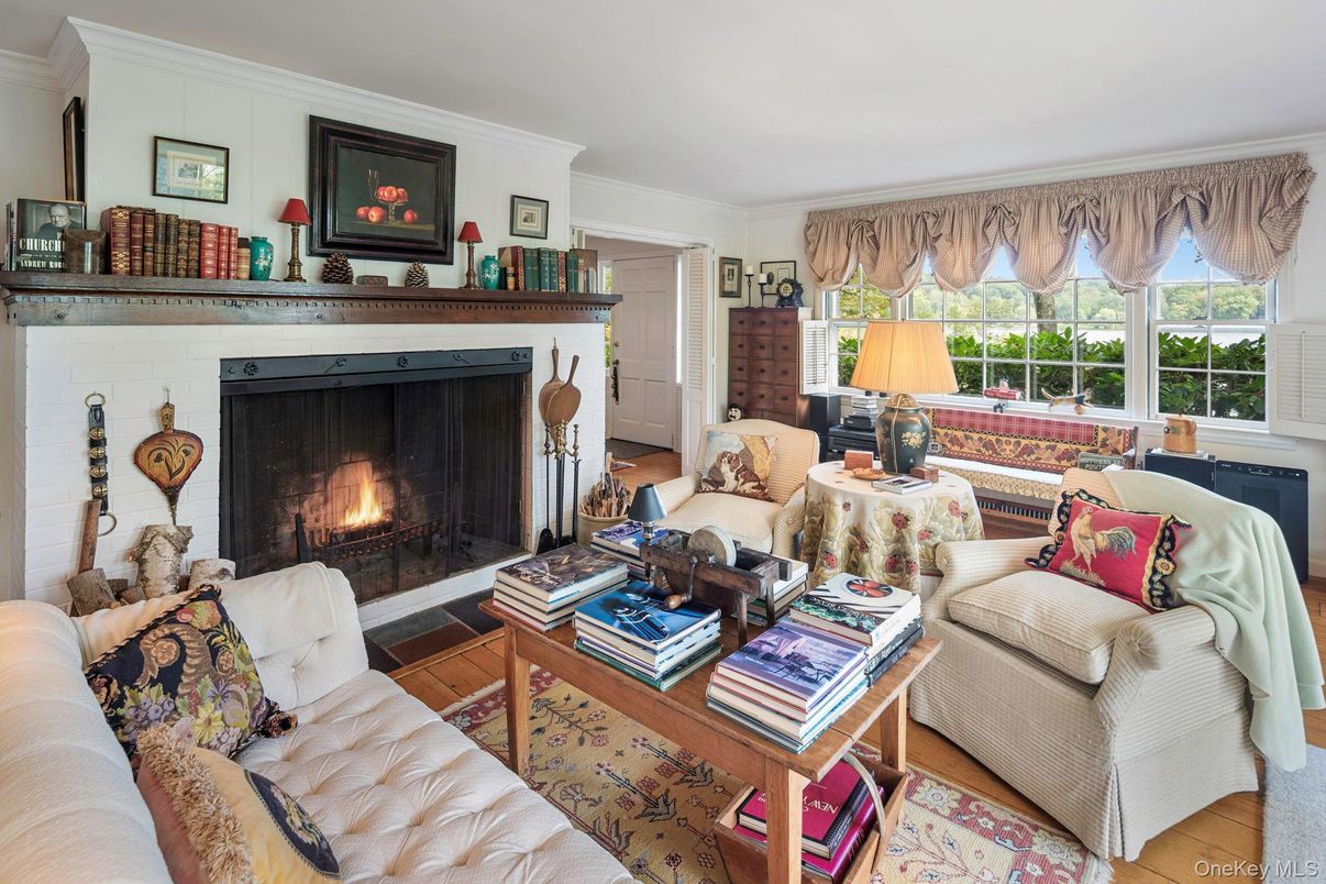 Fireplace, Interior, Living room, Wood Texture Flooring