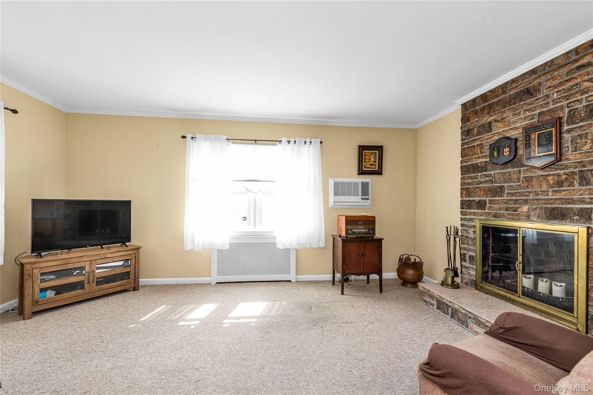 Fireplace, Interior, Stone Walls