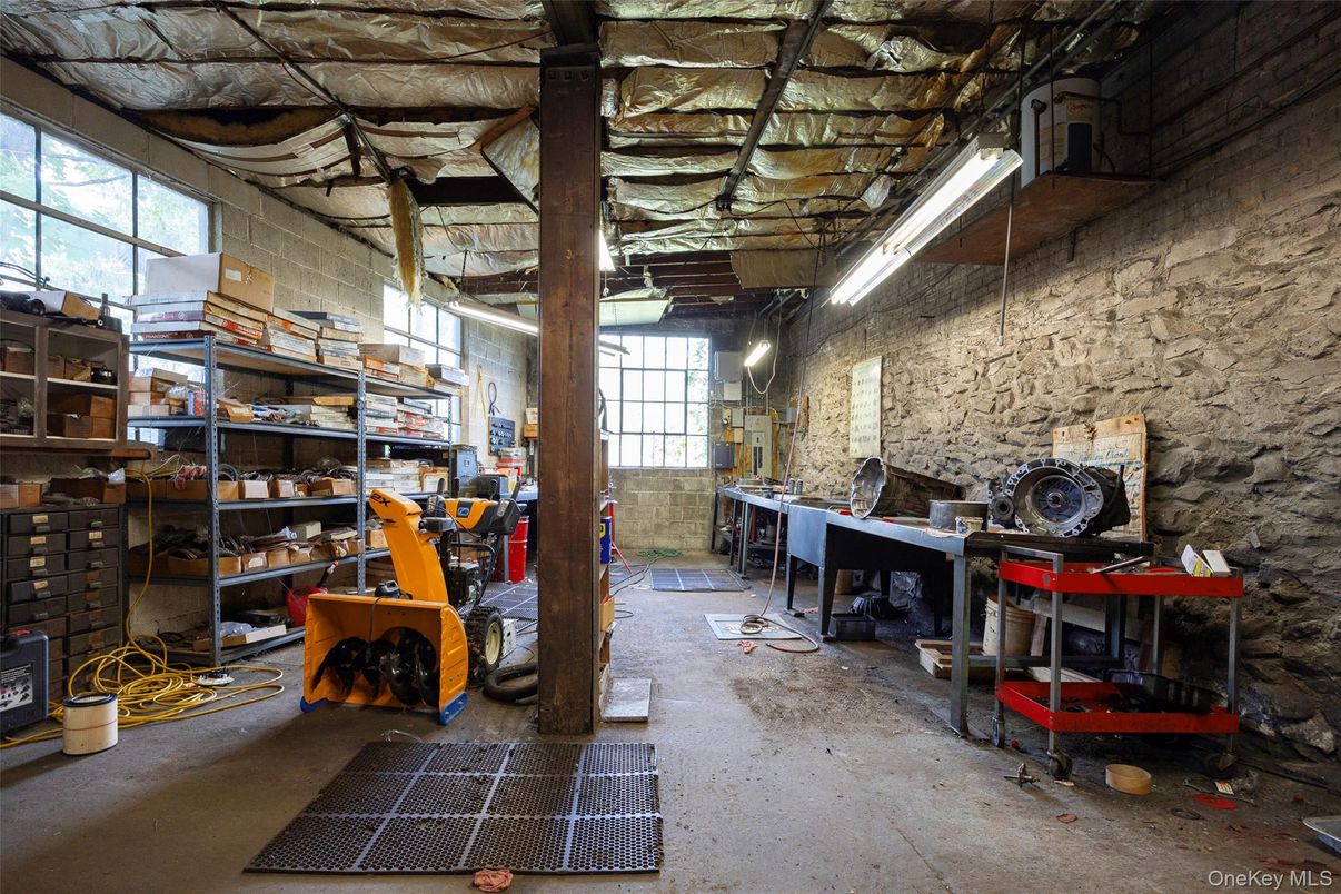 Fitness Equipment, Interior, Stone Walls
