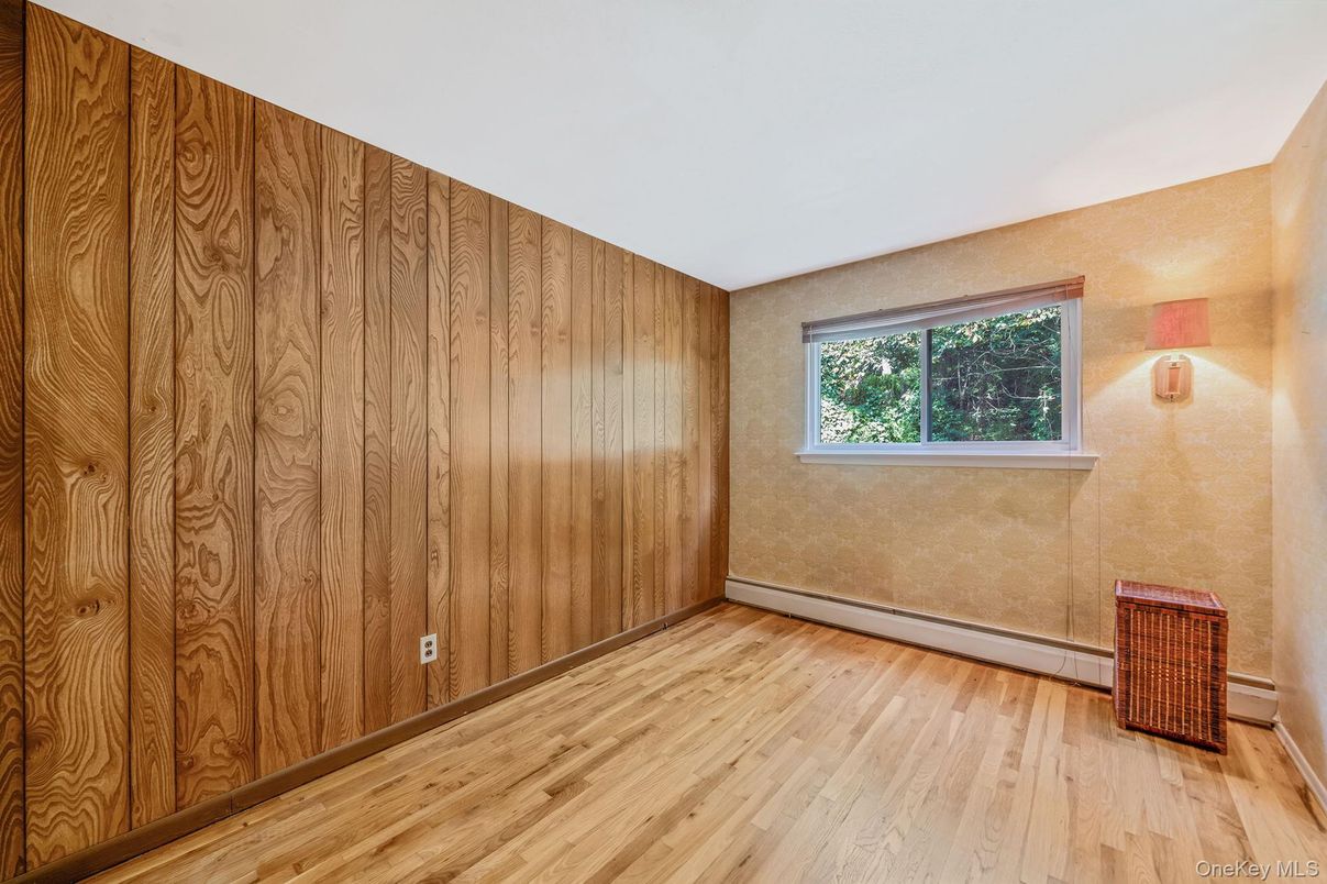 Empty room, Interior, Wood Texture Flooring, Wooden Walls