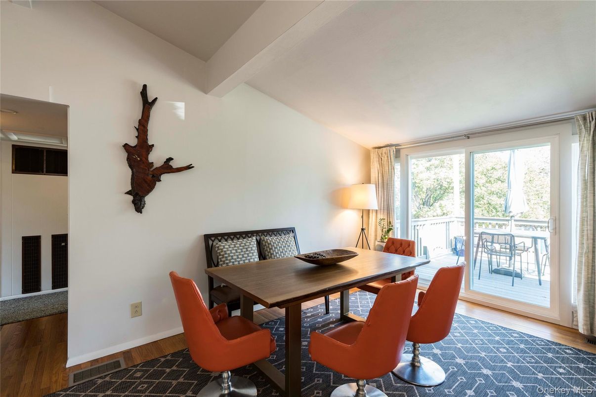 Dining room, Interior, Wood Texture Flooring