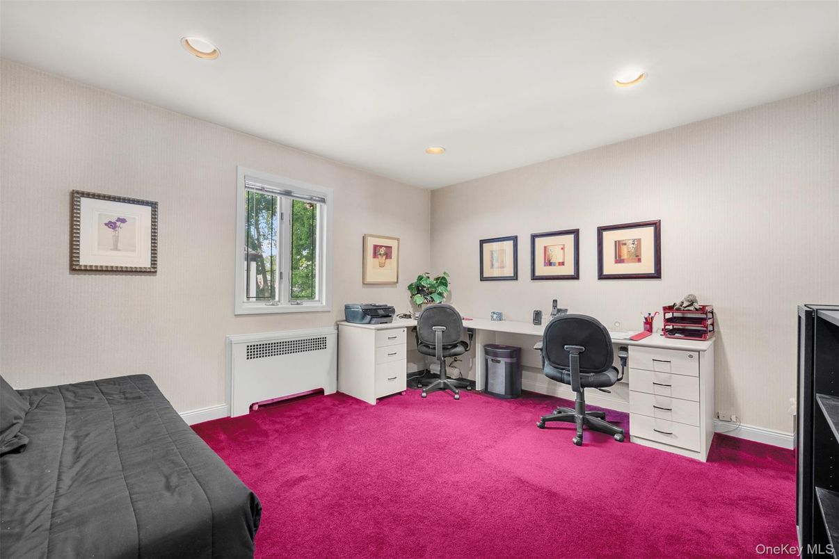 Home Office, Interior, Recessed Lighting