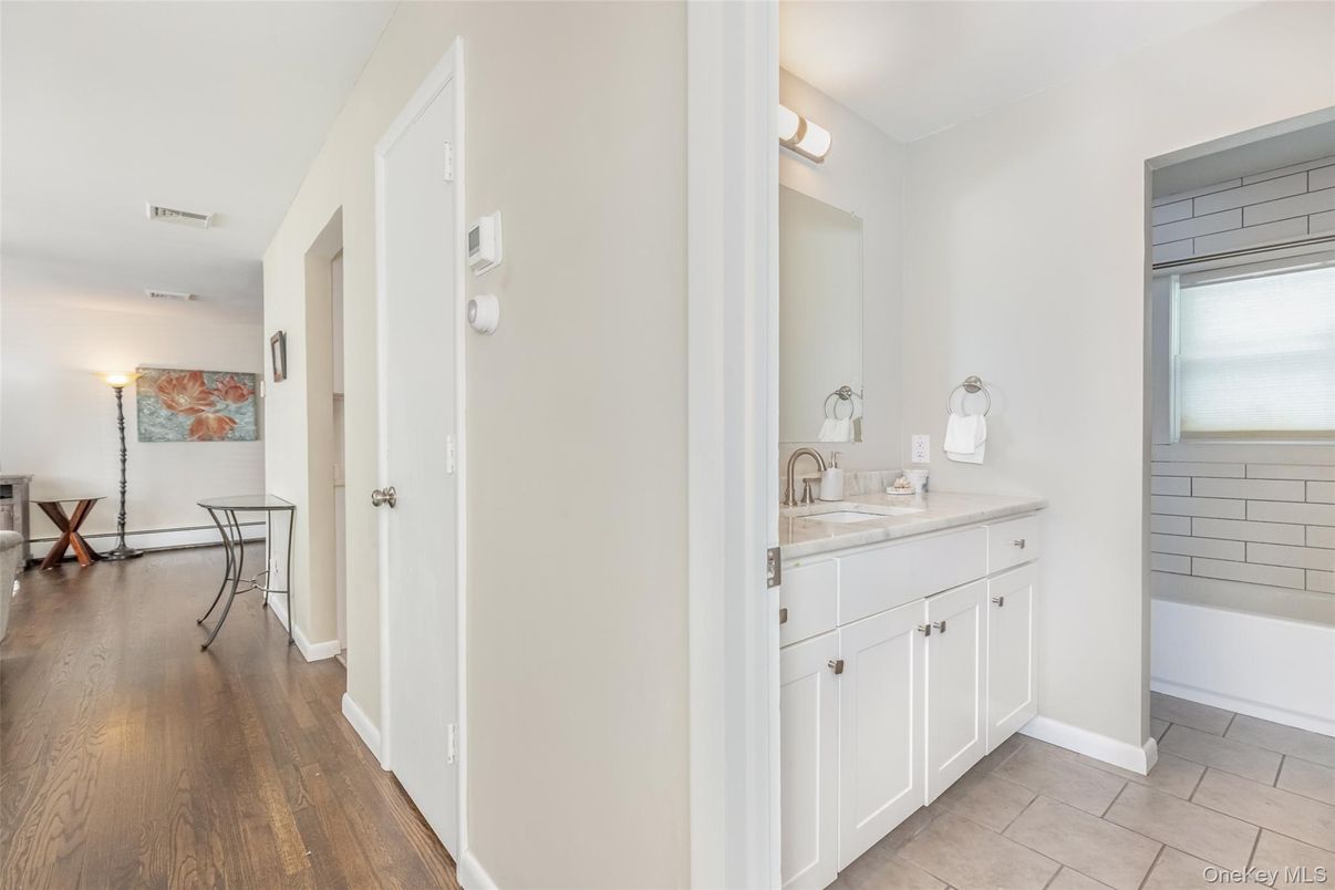 Bathroom, Interior, Wood Texture Flooring