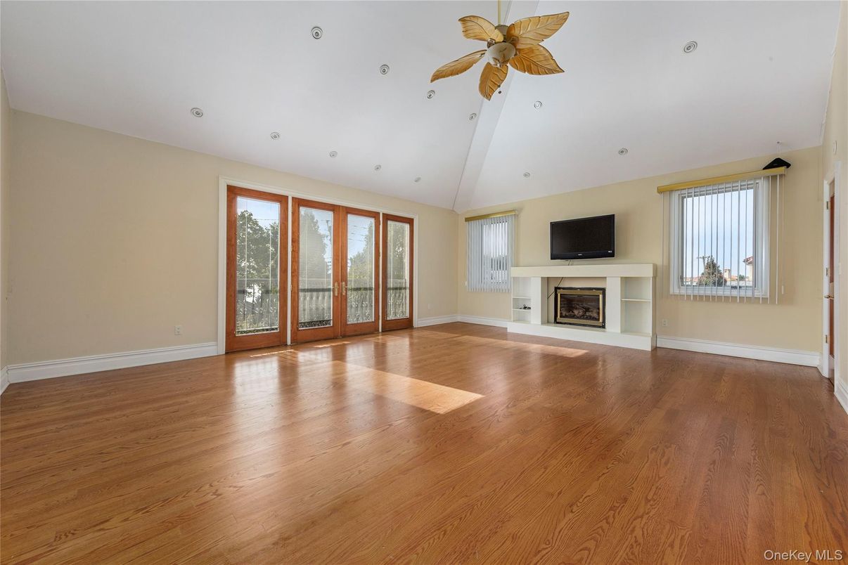 Empty room, Fireplace, Interior, Wood Texture Flooring
