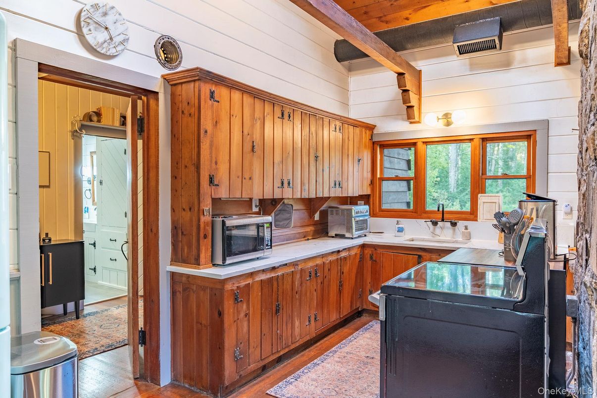 Interior, Kitchen, Wooden Beams